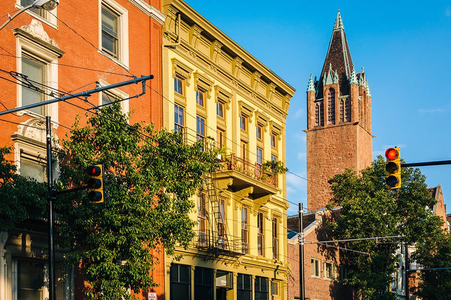Norwalk OH Insurance - Small Town Buildings with Blue Sky